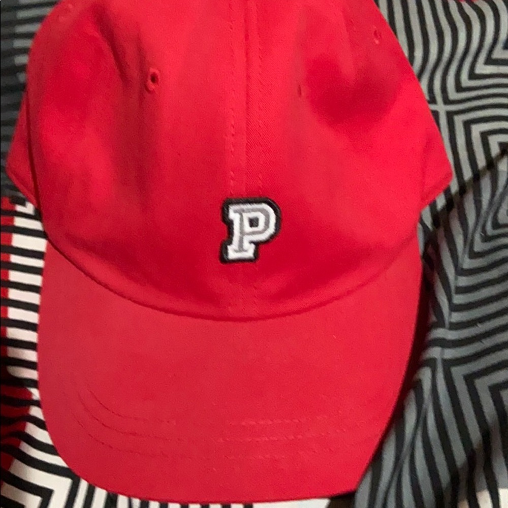 Red pink hat